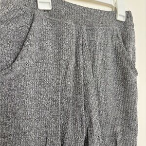 Aerie Heather Gray Knit Pants